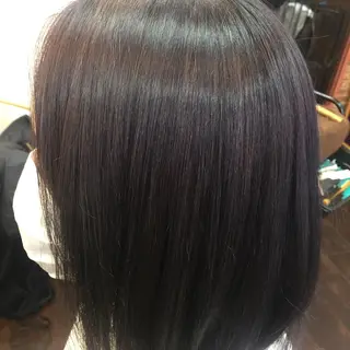 ミディアム カラー 桧山 真のヘアスタイル