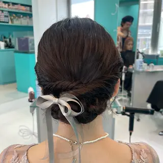 ロング ヘアアレンジ mana/メンズ/ ヘアセット/ブリーチのヘアスタイル