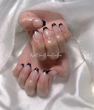 ネイル リボン、ガーリー パーツ放題専門店のネイルデザイン