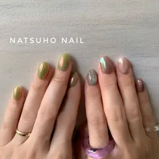 セミロング カラー ネイル la fith所属・rico_by ヘアとアイブロウのヘアスタイル