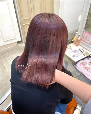 ミディアム カラー ハイトーンカラー/ 長さだし🐇きょうかのヘアスタイル