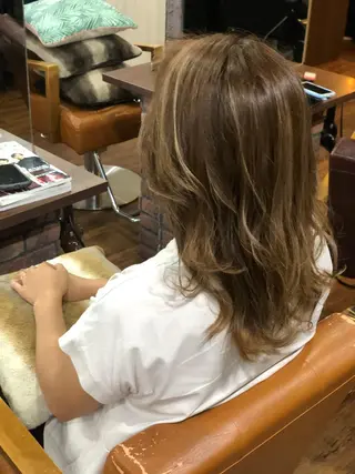 セミロング 髪質改善 Yoshiのヘアスタイル