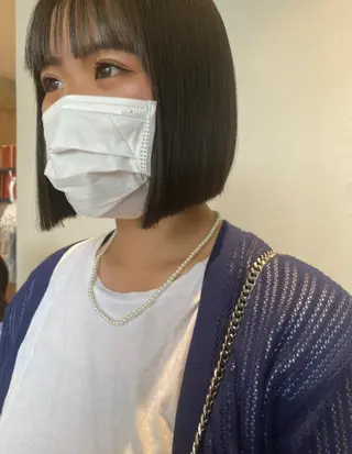 ミディアム AO所属・RISAKO 艶髪モテヘア🎀府中のヘアスタイル