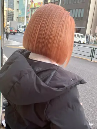 ロング カラー ヘアアレンジ ハイトーン/美髪矯正 🍃大江拓実のヘアスタイル