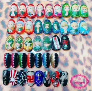 ネイル CROWN プライベートサロンのネイルデザイン