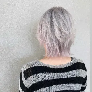 ミディアム カラー 前田 知輝のヘアスタイル