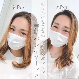 セミロング カラー 【悩み解決！美髪へ】 店長 平間 響のヘアスタイル