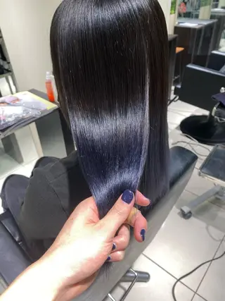 セミロング SALOWIN渋谷caldo店B1所属・岐津公太 メンズ縮毛矯正のプロのヘアスタイル