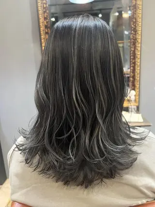 セミロング カラー 【N°deseo】 Hiromi🦋のヘアスタイル