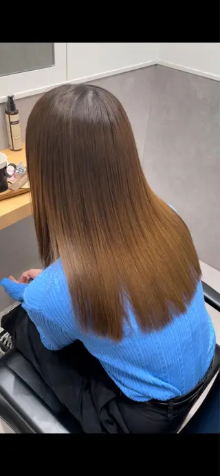セミロング 髪質改善ヘアケア 艶髪特化/上田のヘアスタイル