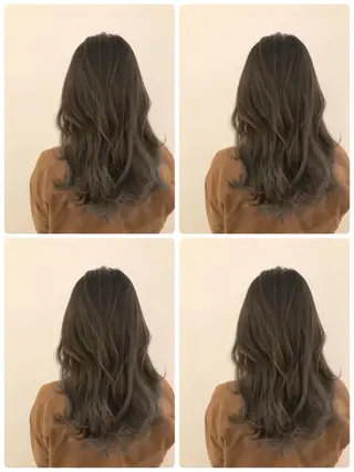 ミディアム due hair 京都駅前店 MILBON オージュア認定サロン【デューヘアー】所属・ハイトーンブリーチ 土坂　由志【京都】のヘアスタイル