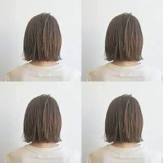 カラー ショート ヘアアレンジ iplus✴ まつげ、眉毛、耳つぼのマツエク・マツパデザイン