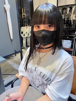 ロング カラー 髪質改善ストレート Kantaのヘアスタイル