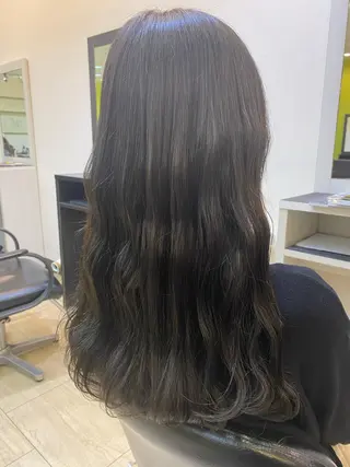 セミロング カラー wa daのヘアスタイル