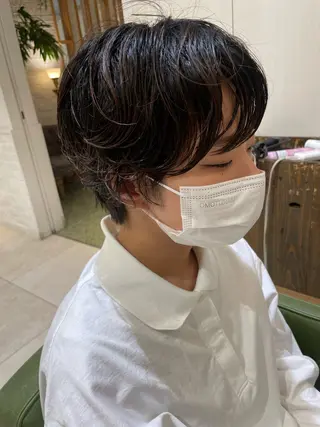 ショート パーマ 石渡このみ 🍊レイヤーカットのヘアスタイル