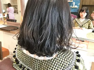 ミディアム パーマ メンズ指名多数!! SiLO 田島のヘアスタイル