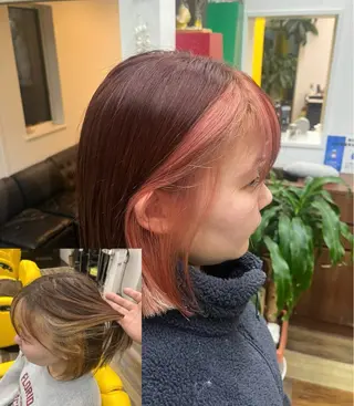 ミディアム MOJYA所属・平野区カット募集中 北羅　千笑実🫧🌿のヘアスタイル