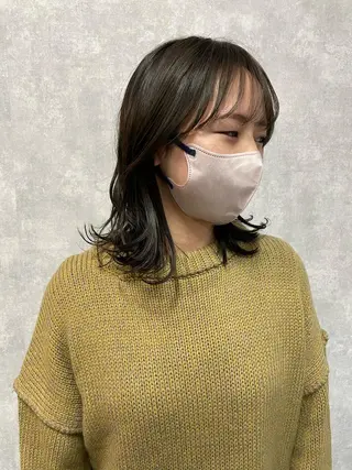 ミディアム C’LD hair  produce /シールドヘア所属・モテ髪/ボブ/ショー ト/アダチフウトのヘアスタイル