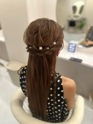 ヘアアレンジ MILLY【ミリー所属・SHION エクステ／ヘアセットのヘアスタイル