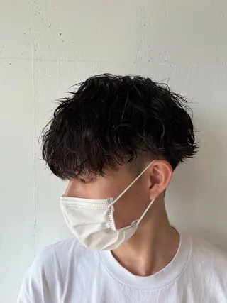 パーマ メンズ ⚡️メンズ/波巻き/ 片岡篤宣/水戸⚡️のヘアスタイル