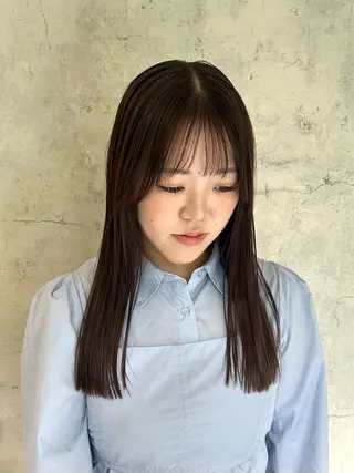 ロング ボブレイヤー/ ブリーチ/miyuuのヘアスタイル
