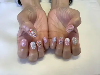 ネイル 💎🐰 saki. m 🐰💎のネイルデザイン