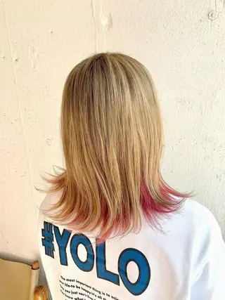 ミディアム カラー 💛丁寧さNo.🥇 🧸片山智裕💛のヘアスタイル