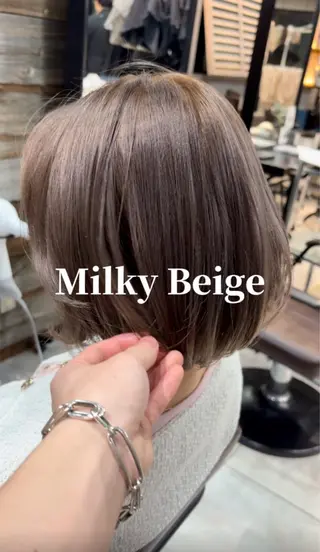 ミディアム カラー ハルキ/表参道/ 透明感カラーのヘアスタイル