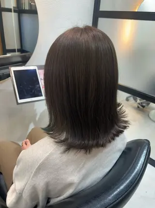 ミディアム カラー 🤍透明感/韓国風 🤍サクラギヒトミのヘアスタイル