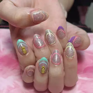ミディアム hs nail salonのネイルデザイン
