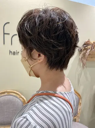 ショート カラー ボブ支持率NO1 🌈CHIKAのヘアスタイル