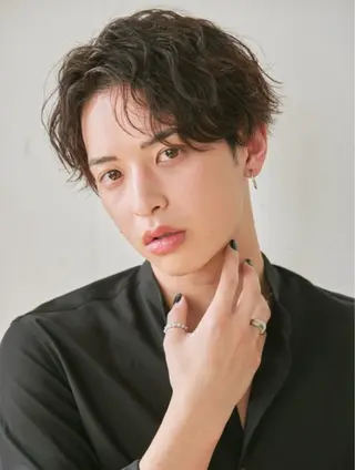 パーマ メンズ 川北 恭輝のヘアスタイル