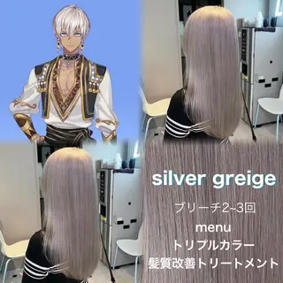 ロング カラー ブリーチカラー 🩵MIZUKIのヘアスタイル