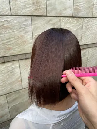 ミディアム stylist YUTOのヘアスタイル