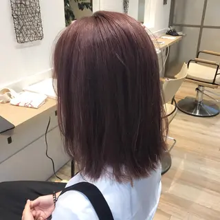 ミディアム カラー J.M HEAD所属・稲荷 友美のヘアスタイル