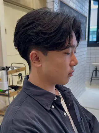 ショート メンズ 艶カラー/暖色カラー /透明感/ryutoのヘアスタイル