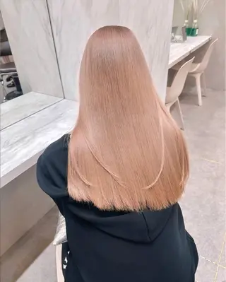 セミロング カラー ヘアアレンジ yuuto🌈 冬の透け感カラーのヘアスタイル