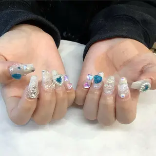 ネイル 💎🐰 saki. m 🐰💎のネイルデザイン