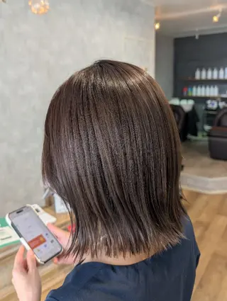 ミディアム カラー 大人かわいい💎ツヤ ✧亜美︎✧我孫子のヘアスタイル