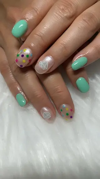 ネイル belle nail 1552のネイルデザイン