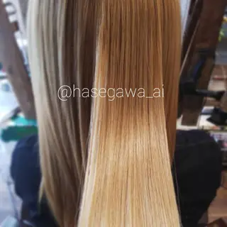 セミロング EMANON 心斎橋所属・デザインカラー /aiのヘアスタイル