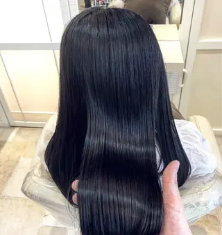 ロング パーマ 須賀 一美のヘアスタイル