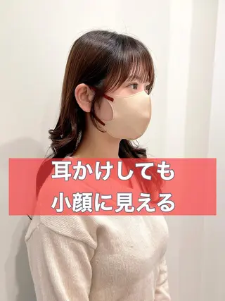 ミディアム 🌹ハッシュカット、 レイヤー韓国ヘア🌹のヘアスタイル