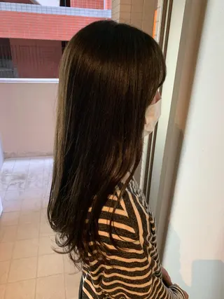 ロング うしだ かおるのヘアスタイル