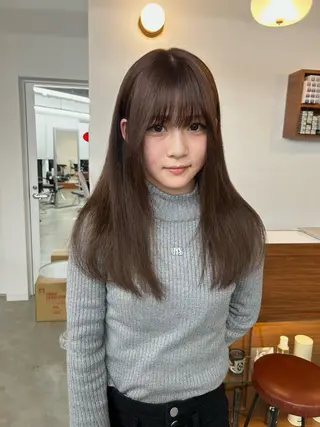 ロング カラー 大阪梅田/ イマムラミヅキのヘアスタイル