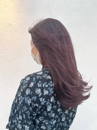 セミロング カラー SALOWIN神戸三宮店所属・【美髪を叶える】中谷 彰宏（アキ)のヘアスタイル