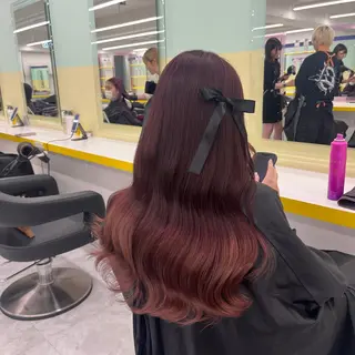 ロング カラー ヘアアレンジ 🎀Girly艶髪カ ラー🎀Harukaのヘアスタイル