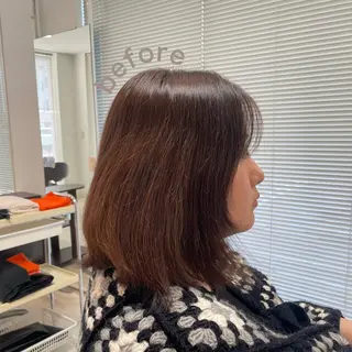 ミディアム アミーベル🧸🧡 本店✂️しおりのヘアスタイル