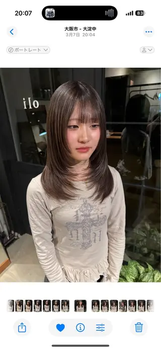 ロング fubuki🪷 似合わせカットカラーのヘアスタイル