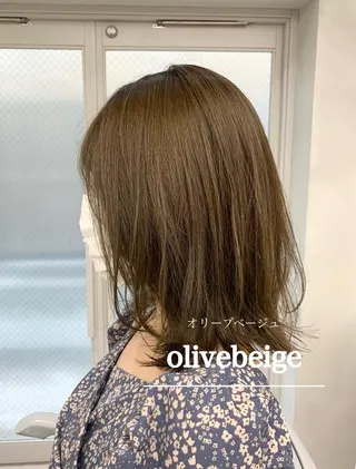 ミディアム カラー 【くせ毛さんのお悩み 解決🍀】栗橋のヘアスタイル